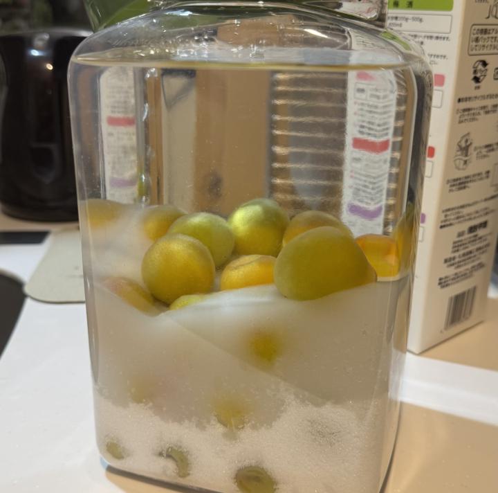 酒を入れた後の状態